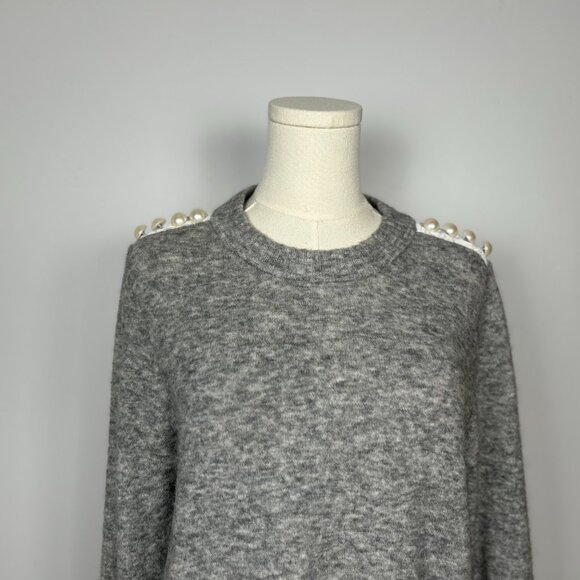 3.1 Phillip Lim Lofty Pearl Embellished Sweater Size US Small - Picture 4 of 7